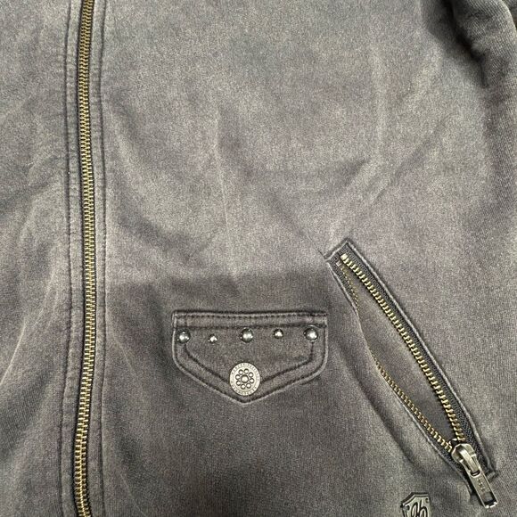 Harley Davidson Zip Up Sweatshirt - Picture 2 of 8